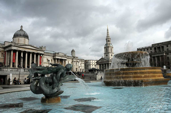 trafalgar square à Londres