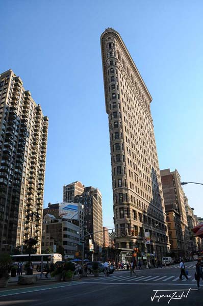 Flatiron building, New York, dit aussi fer à repasser