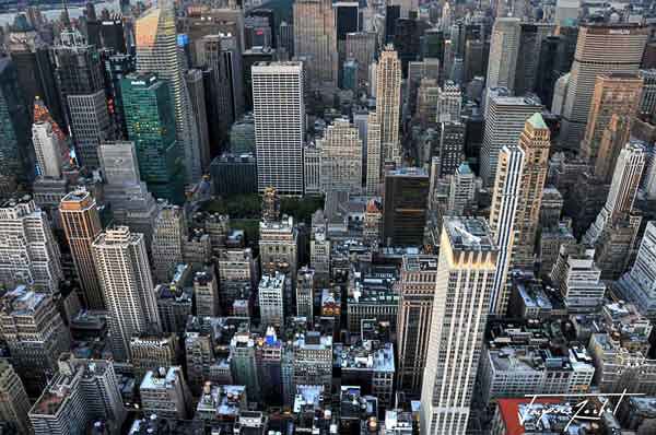 view on Manhattan at New York