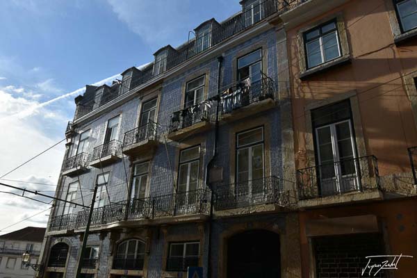 façades à lisbonne, portugal