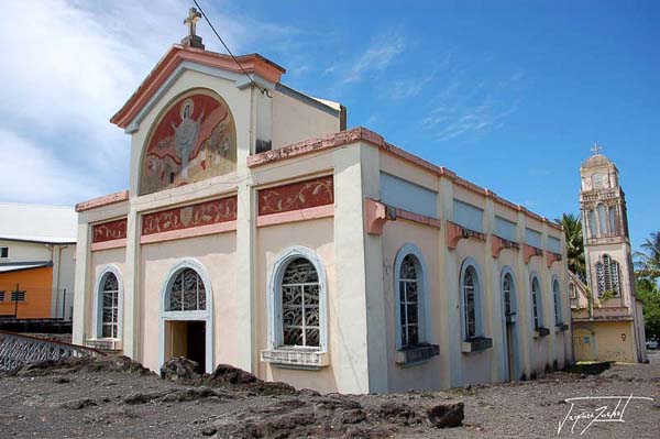 L’église Notre-Dame-des-Laves, sainte Rose, ile de la reunion