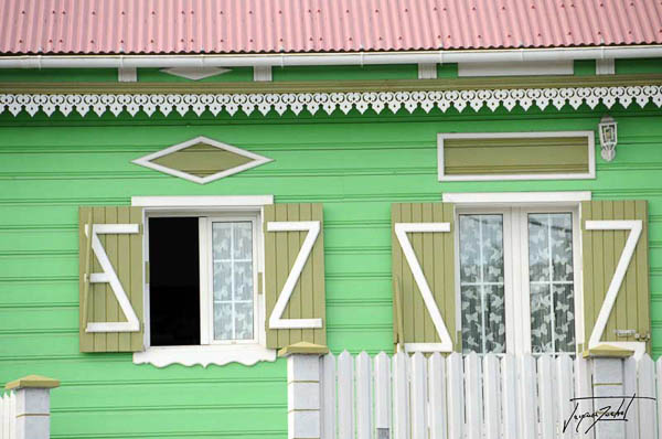 Architecture Créole, Village d'Entre Deux, île de La Réunion, village créole