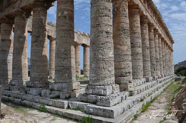 temple antique, Selinunte en sicile