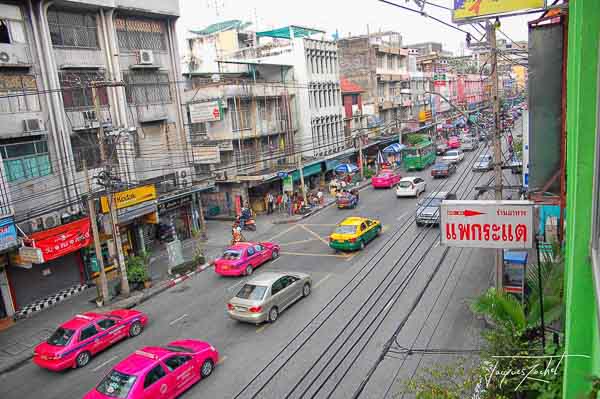 rues de Bangkok en Thaïlande