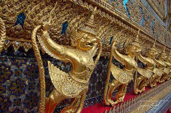 the Wat Phra Kaeo in Bangkok, details...