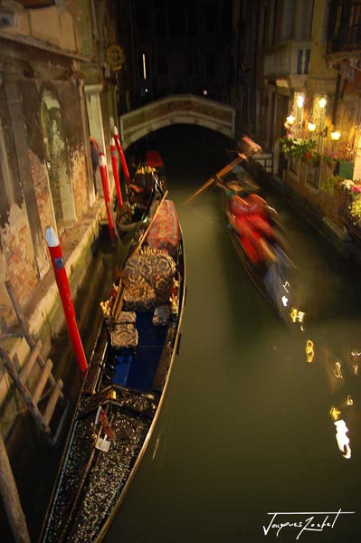 The canals in Venice